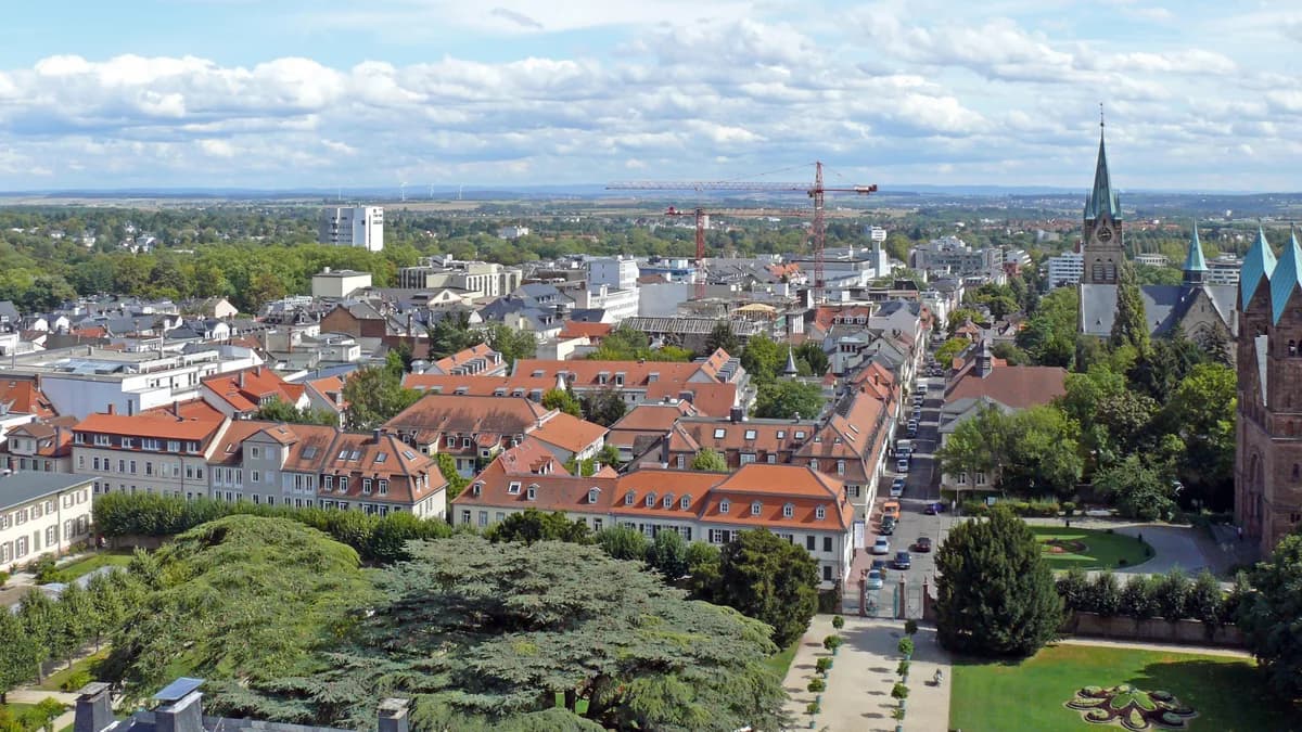 Stadtansicht von Bad Homburg vor der Höhe