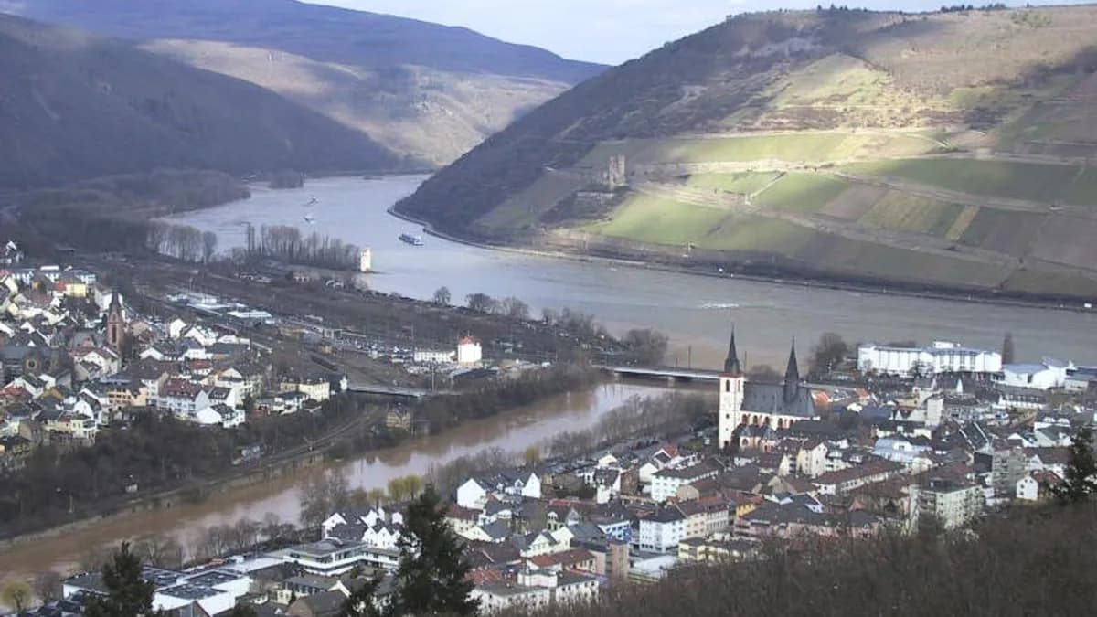 Stadtansicht von Bingen
