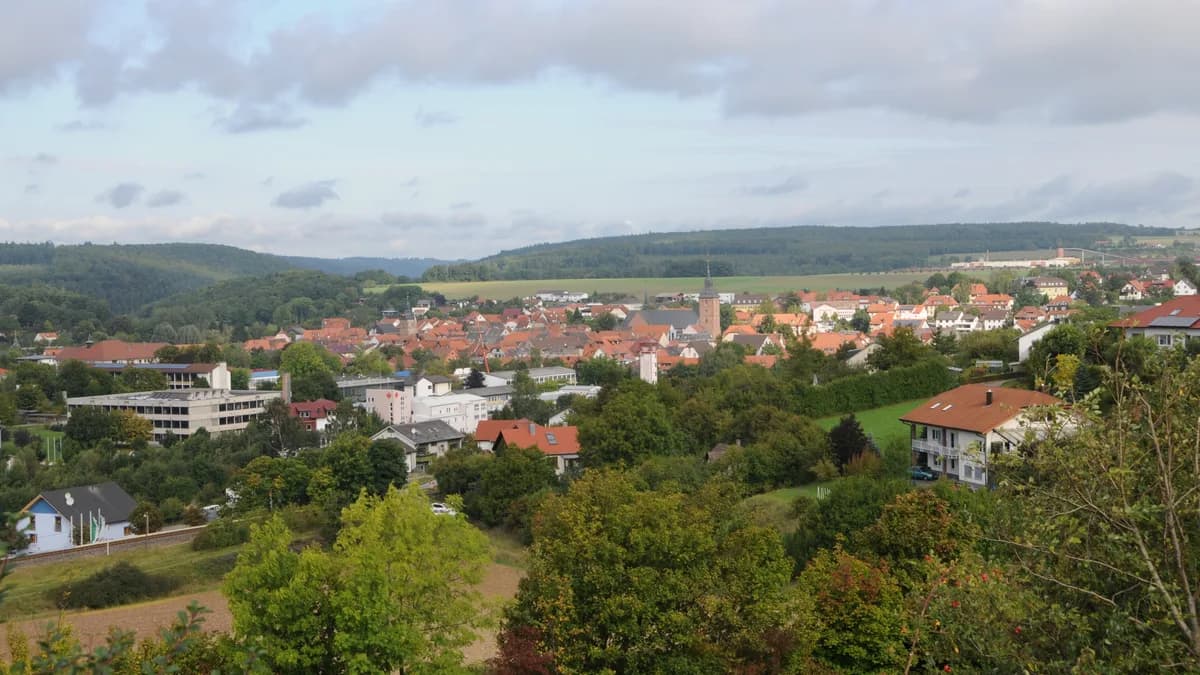 Stadtansicht von Buchen (Odenwald)