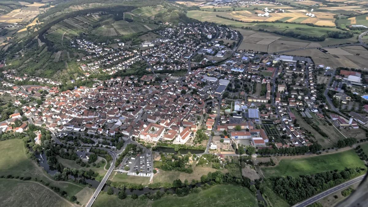 Stadtansicht von Hammelburg
