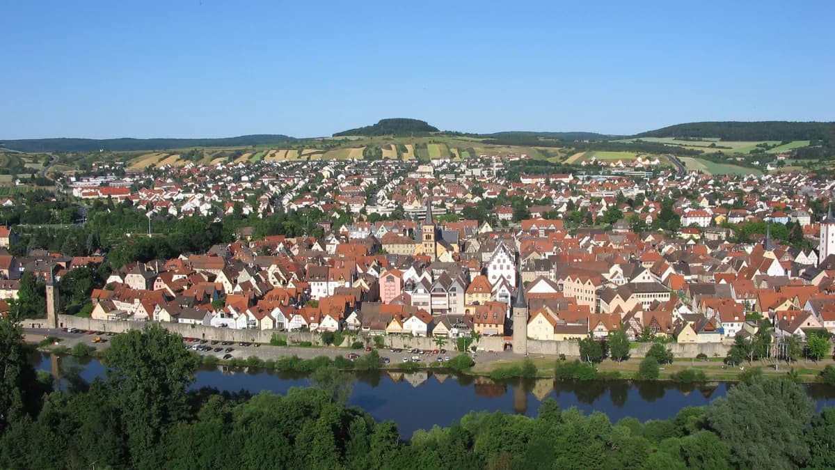 Stadtansicht von Karlstadt